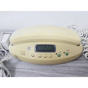 GE General Electric 2-929OA Telephone LCD Alarm Clock  **WORKS**